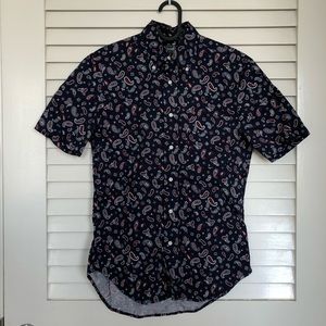 Gitman Vintage Short Sleeve Paisley Shirt